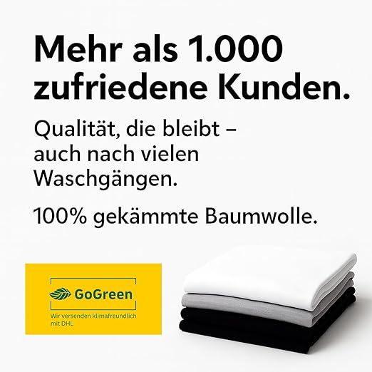 LeeSandro&Sons Herren Unterhemden | Grau| Baumwolle, Kurzarm, Made in EU