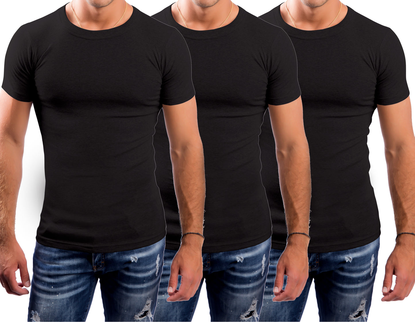 LeeSandro&Sons | Herren Unterhemden | Baumwolle, Kurzarm, Made in EU