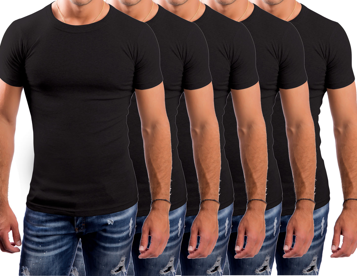 LeeSandro&Sons | Herren Unterhemden | Baumwolle, Kurzarm, Made in EU