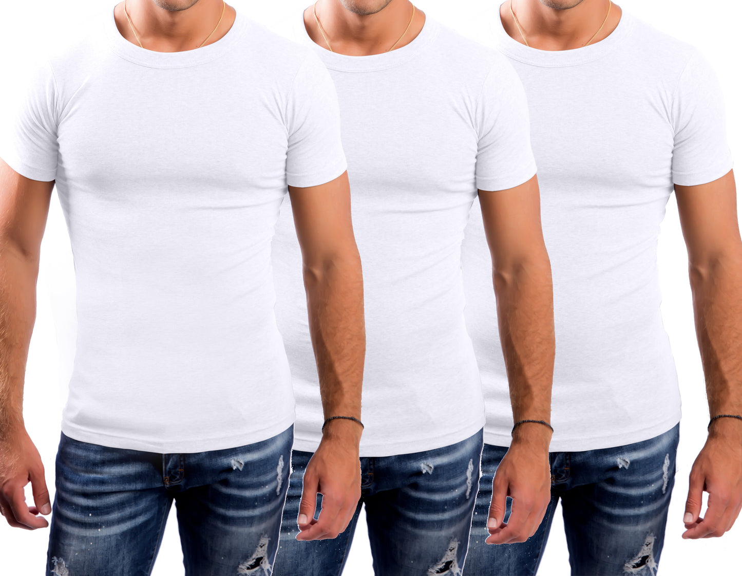 LeeSandro&Sons | Herren Unterhemden | Baumwolle, Kurzarm, Made in EU