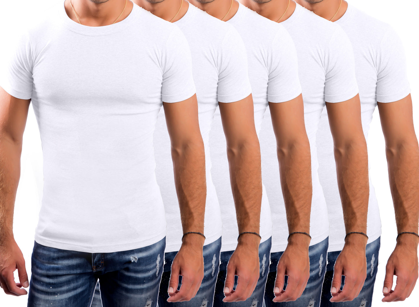 LeeSandro&Sons | Herren Unterhemden | Baumwolle, Kurzarm, Made in EU